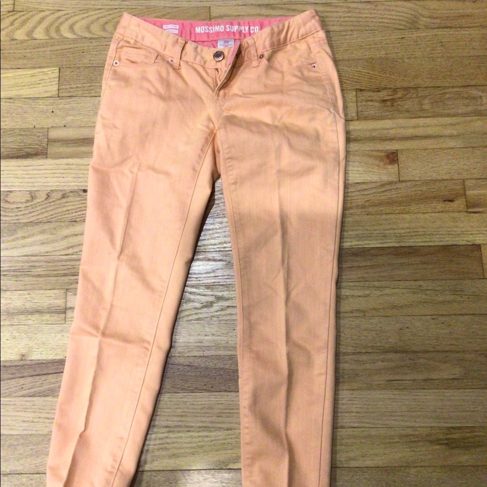 Mossimo Orange Ankle Skinny Jeans